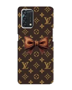 Чехол для OPPO A95 с картинкой «LV с бантом»