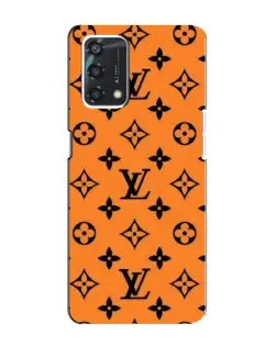 Чехол для OPPO A95 с картинкой «Оранжевый стиль LV»