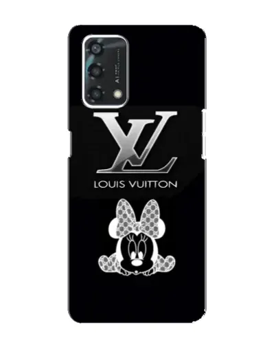 Чехол для OPPO A95 с картинкой «LV и Минни Маус»