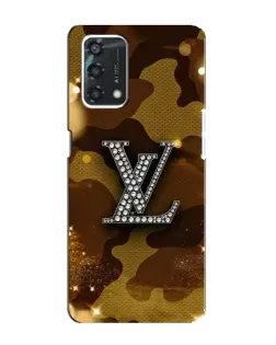 Чехол для OPPO A95 с картинкой «Камуфляжный Louis Vuitton»