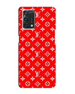 Чехол для OPPO A95 с картинкой «Яркий паттерн LV»
