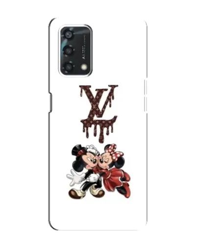 Чехол для OPPO A95 с картинкой «LV и Микки Маус»