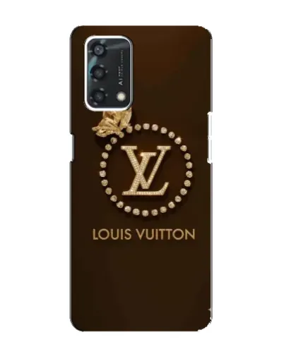 Чехол для OPPO A95 с картинкой «LV — золотая печать»