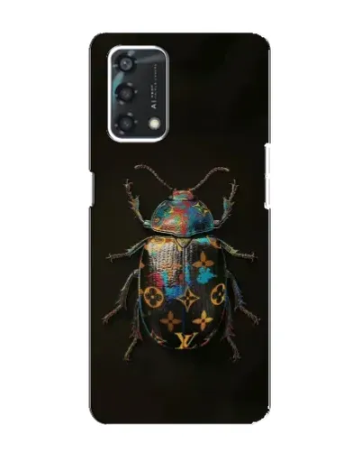 Чехол для OPPO A95 с картинкой «LV — мраморный принт»