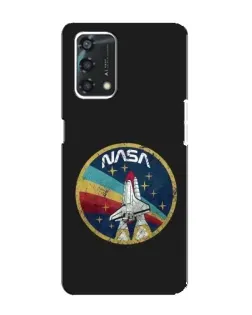 Чехол для OPPO A95 с картинкой «NASA — эмблема миссии»