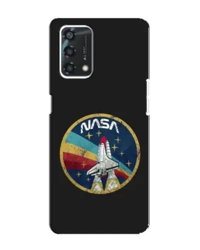 Чехол для OPPO A95 с картинкой «NASA — эмблема миссии»