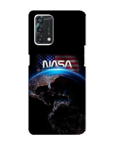 Чехол для OPPO A95 с картинкой «Земля из космоса NASA»