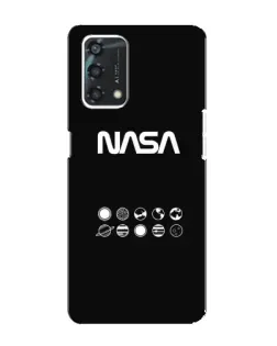 Чехол для OPPO A95 с картинкой «NASA — технический принт» Чехол для OPPO A95 с картинкой «NASA — технический принт»