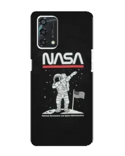 Чехол для OPPO A95 с картинкой «NASA — шагаем по Луне» Чехол для OPPO A95 с картинкой «NASA — шагаем по Луне»