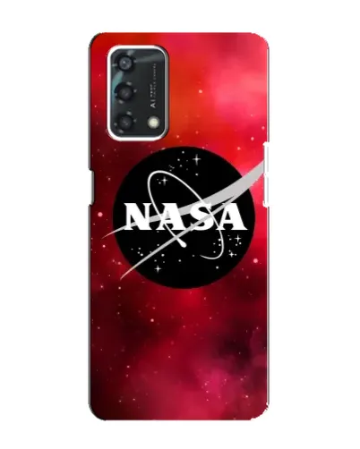 Чехол для OPPO A95 с картинкой «NASA — красная туманность»