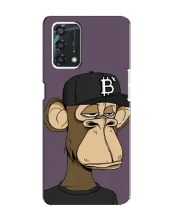 Чехол для OPPO A95 с картинкой «Bored Ape в кепке»