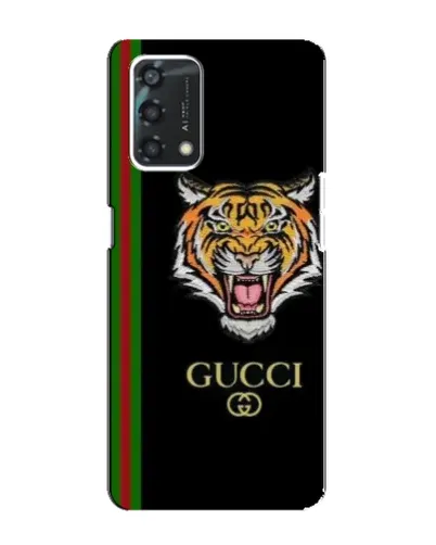 Чехол для OPPO A95 с картинкой «Тигр Gucci»