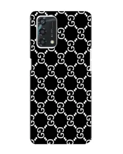 Чехол для OPPO A95 с картинкой «Gucci — сетчатый паттерн»