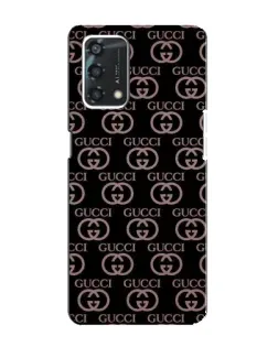 Чехол для OPPO A95 с картинкой «Классическая монограмма Gucci»
