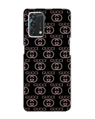 Чехол для OPPO A95 с картинкой «Классическая монограмма Gucci»