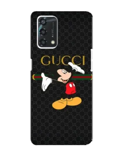 Чехол для OPPO A95 с картинкой «Микки Маус Gucci»