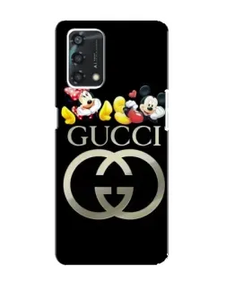 Чехол для OPPO A95 с картинкой «Gucci — герои Disney»