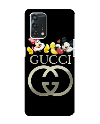 Чехол для OPPO A95 с картинкой «Gucci — герои Disney»
