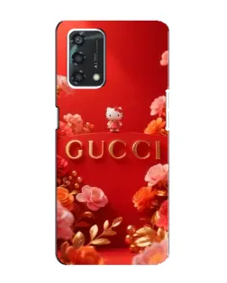 Чехол для OPPO A95 с картинкой «Gucci — золотой сад»