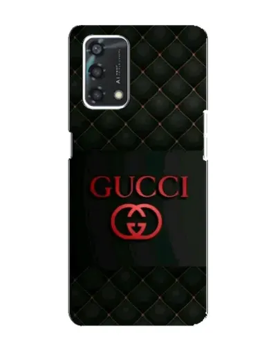Чехол для OPPO A95 с картинкой «Gucci — стеганый черный»