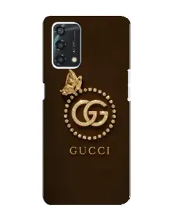 Чехол для OPPO A95 с картинкой «Gucci — золотая бабочка»