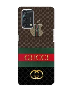 Чехол для OPPO A95 с картинкой «Gucci — брендированный десерт»