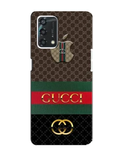 Чехол для OPPO A95 с картинкой «Gucci — брендированный десерт»