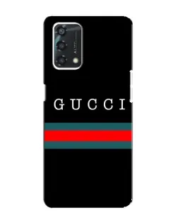 Чехол для OPPO A95 с картинкой «Gucci — красный пояс»
