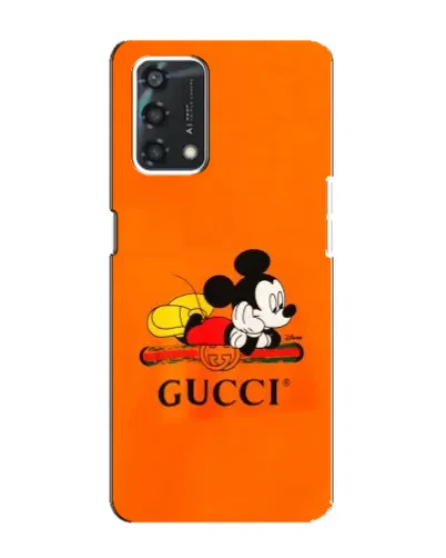 Чохол для OPPO A95 з картинкою «Міккі Маус Gucci — помаранч» Чохол для OPPO A95 з картинкою «Міккі Маус Gucci — помаранч»