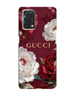 Чохол для OPPO A95 з картинкою «Gucci — бордові троянди» Чохол для OPPO A95 з картинкою «Gucci — бордові троянди»
