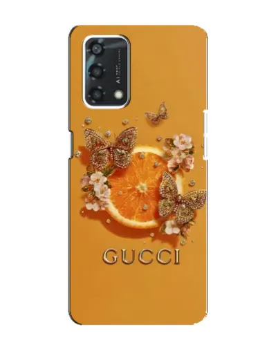 Чохол для OPPO A95 з картинкою «Gucci — золоті метелики» Чохол для OPPO A95 з картинкою «Gucci — золоті метелики»