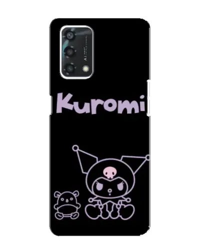 Чехол для OPPO A95 с картинкой «Kuromi — черный минимализм» Чехол для OPPO A95 с картинкой «Kuromi — черный минимализм»