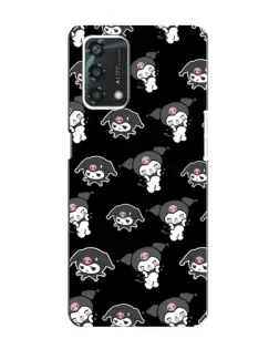 Чохол для OPPO A95 з картинкою «Чорний паттерн Kuromi» Чохол для OPPO A95 з картинкою «Чорний паттерн Kuromi»