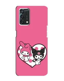 Чохол для OPPO A95 з картинкою «Kuromi та My Melody» Чохол для OPPO A95 з картинкою «Kuromi та My Melody»
