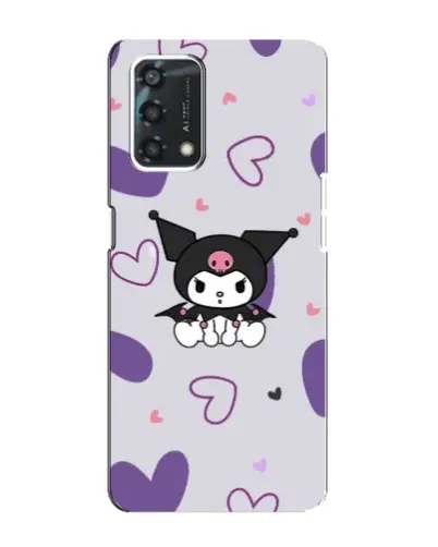 Чехол для OPPO A95 с картинкой «Kuromi и лавандовые сердца» Чехол для OPPO A95 с картинкой «Kuromi и лавандовые сердца»