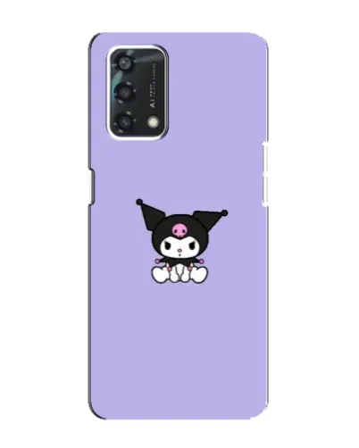 Чехол для OPPO A95 с картинкой «Kuromi — фиолетовый минимализм» Чехол для OPPO A95 с картинкой «Kuromi — фиолетовый минимализм»