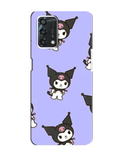 Чехол для OPPO A95 с картинкой «Паттерн с Kuromi» Чехол для OPPO A95 с картинкой «Паттерн с Kuromi»