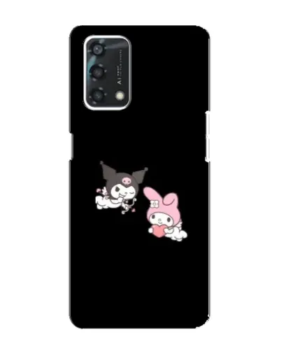 Чехол для OPPO A95 с картинкой «My Melody и Kuromi» Чехол для OPPO A95 с картинкой «My Melody и Kuromi»