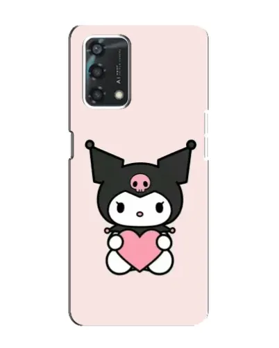 Чехол для OPPO A95 с картинкой «Kuromi и сердце» Чехол для OPPO A95 с картинкой «Kuromi и сердце»