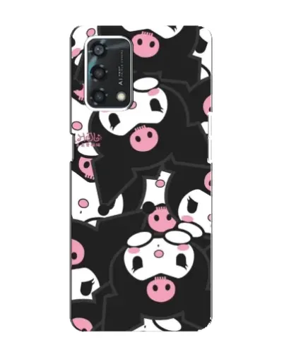 Чехол для OPPO A95 с картинкой «Паттерн голов Куроми» Чехол для OPPO A95 с картинкой «Паттерн голов Куроми»