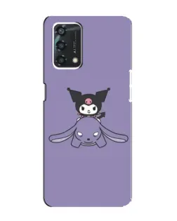 Чохол для OPPO A95 з картинкою «Kuromi на ліловому фоні» Чохол для OPPO A95 з картинкою «Kuromi на ліловому фоні»