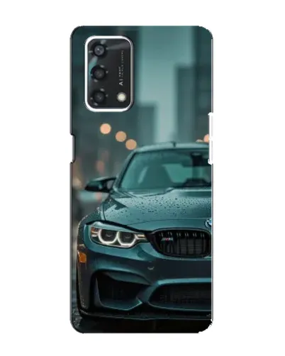 Чехол для OPPO A95 с картинкой «BMW в огнях города»