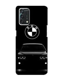 Чехол для OPPO A95 с картинкой «BMW — взгляд из темноты»