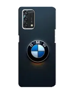 Чехол для OPPO A95 с картинкой «Логотип BMW — минимализм»