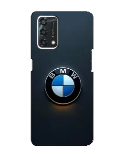 Чехол для OPPO A95 с картинкой «Логотип BMW — минимализм»