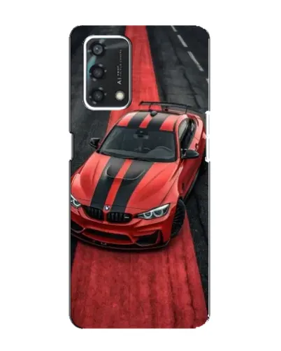 Чехол для OPPO A95 с картинкой «BMW на красной дорожке»