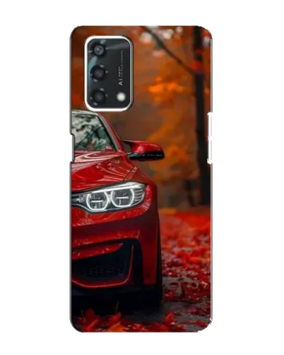 Чехол для OPPO A95 с картинкой «Осенняя BMW M4»