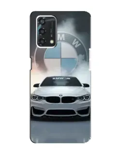 Чохол для OPPO A95 з картинкою «BMW в білому диму» Чохол для OPPO A95 з картинкою «BMW в білому диму»