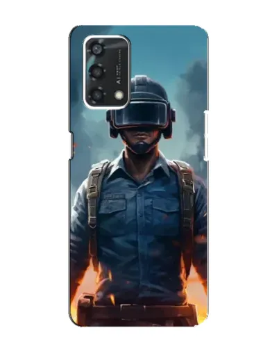Чохол для OPPO A95 з картинкою «PUBG — реалістичний герой»