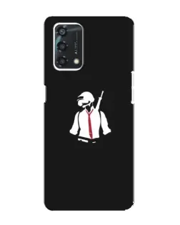 Чохол для OPPO A95 з картинкою «PUBG — силует воїна»
